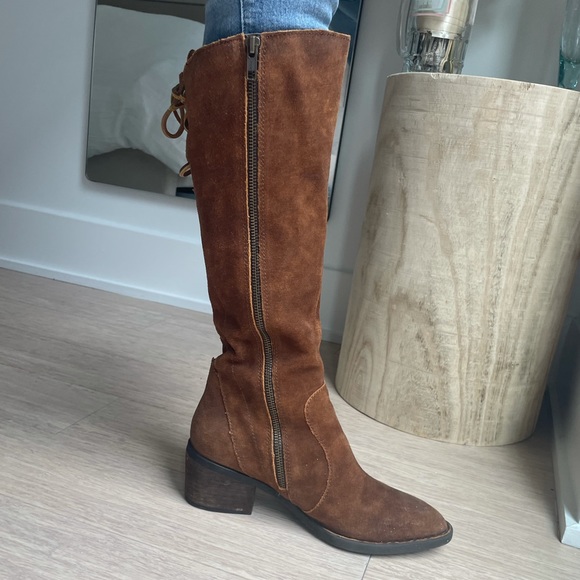 BORN | Suede knee high boots - Picture 1 of 10